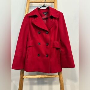 Victoria's Secret Scarlet Pea Coat